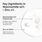 The Ordinary Niacinamide 10% + Zinc 1% Serum, 30 mL The Ordinary