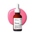 The Ordinary Soothing & Barrier Support Serum with product drop in the background